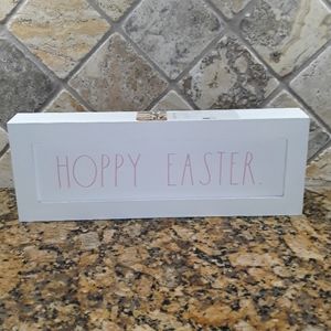 Rae Dunn HOPPY EASTER Sign